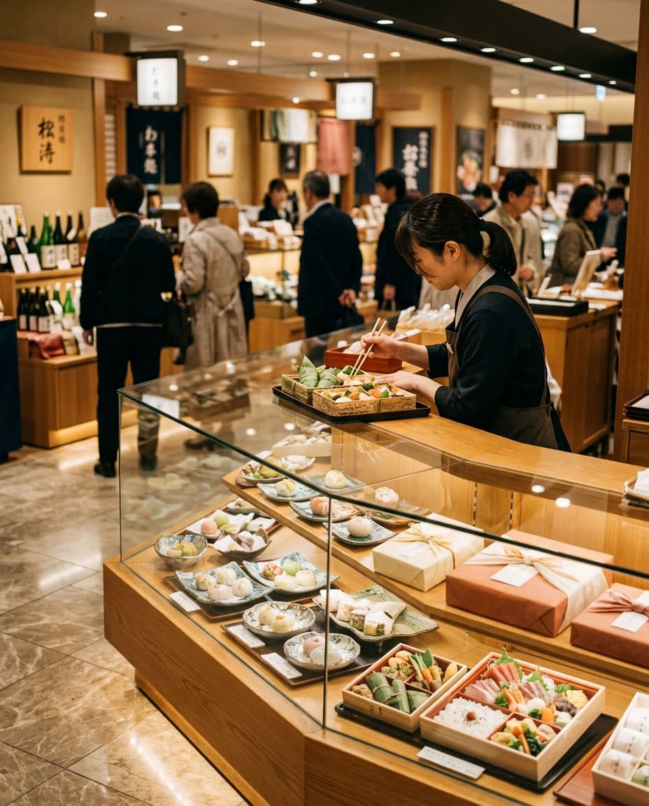 Depachika Food Hall in Tokyo